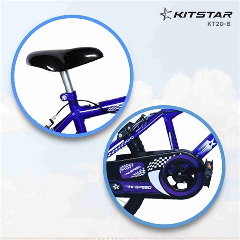 Kitstar KT20-B Kids Cycle for 5 - 8 Years Semi Assembled 20 T (inch ...