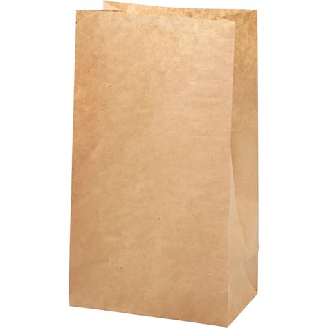 Papirsposer størrelse 15 x 9 x 27 cm 50 gram brun | 100 stk. - Køb ...