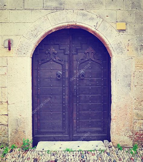 Greece Door — Stock Photo © ggkuna #46837909