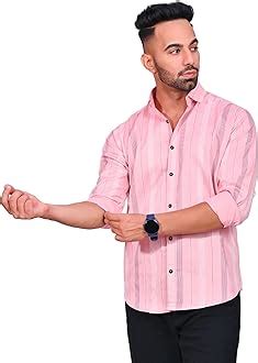 Amazon.in: S-LINE: Striped Printed Casual Wear Shirt