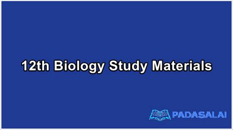 12th Std Bio-Zoology - Diagrams Study Materials | Mr. G. Thirumoorthy ...