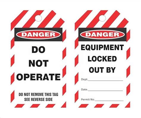 Loto Industrial Safety Lockout Tagout LOTO Tags - SET OF 100 : Amazon ...