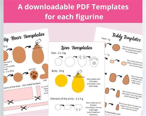 Image result for Sugar Paste Teddy Bear Tutorial