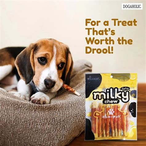 Buy Dogaholic Milky Chew Cheese Dog Treat - 10 Pieces | Zigly