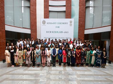High Commission of India hosts send-off ceremony for 2025 batch of ICCR ...