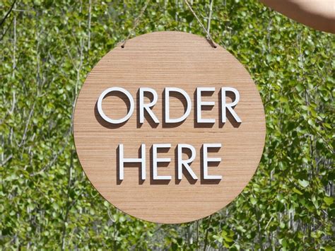 Order Here Sign / Custom Order Here Sign / Business Sign / - Etsy
