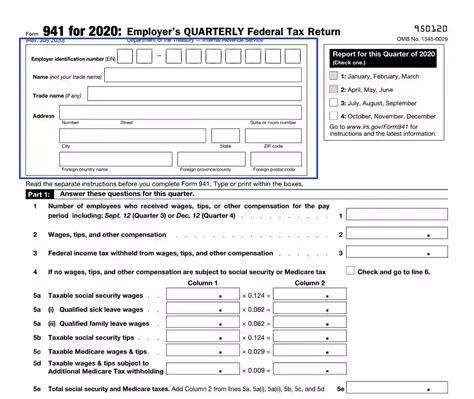 Image result for Form 941 Printable Form