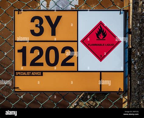 Hazchem Sign for Diesel or Gas Oil. Hazchem Plate is a warning plate ...