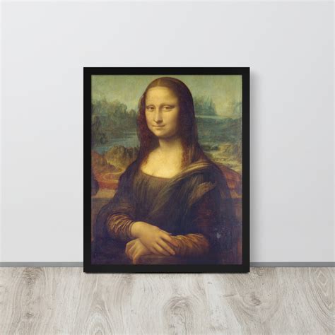 Buy Mona Lisa by Leonardo Da Vinci, Wall Decor, Wall Art, Entryway ...