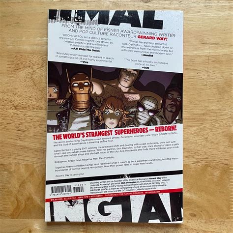 TPB set: DOOM PATROL by Gerard Way & Nick Derington, Hobbies & Toys ...