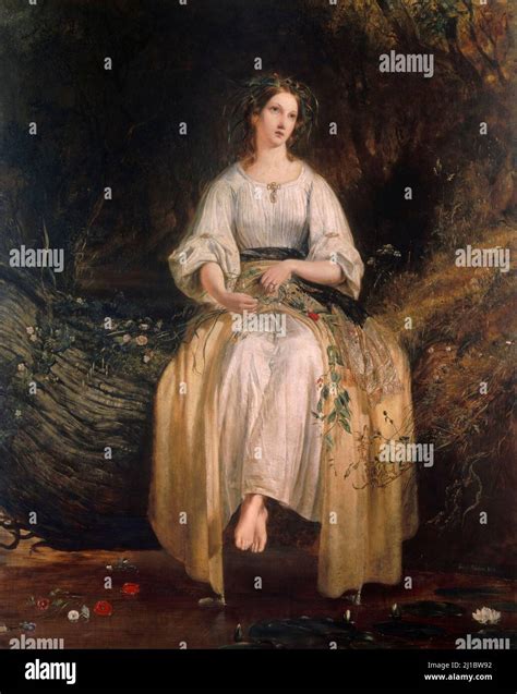 Ophelia Weaving Her Garlands (from William Shakespeare's 'Hamlet') by ...