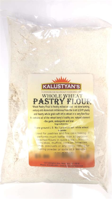 Pastry Flour, Whole Wheat – Kalustyan's