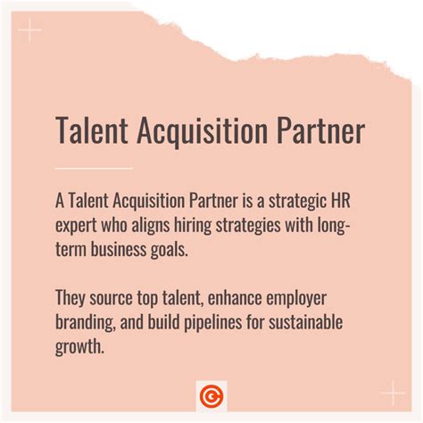 Talent Acquisition Partner: Meaning, Benefits & Examples