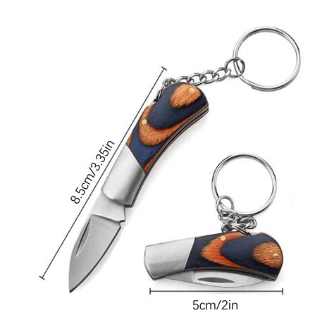 Small Pocket Knife, Mini Folding Pocket Knife, 2" to 5" Knife with Wood Handle, Portable Sharp ...