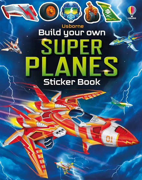 Build Your Own Super Planes Sticker Book | Usborne