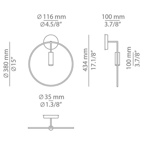 Revolta A-3630-W Wall - Estiluz | ADA Wall Lights - USA & Canada
