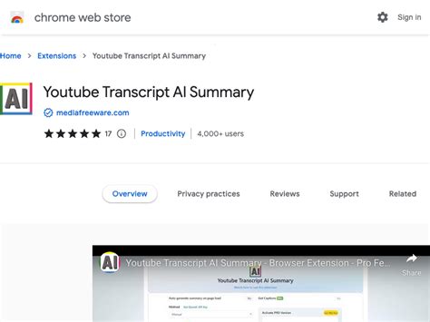 Image result for How to Transcript Ai YouTube Video