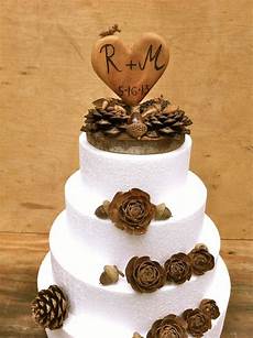 Wedding Cake Toppers Ideas by Fall Wedding Cake Topper Rustic Cake Topper Wooden Wedding Cake Toppers Ideas