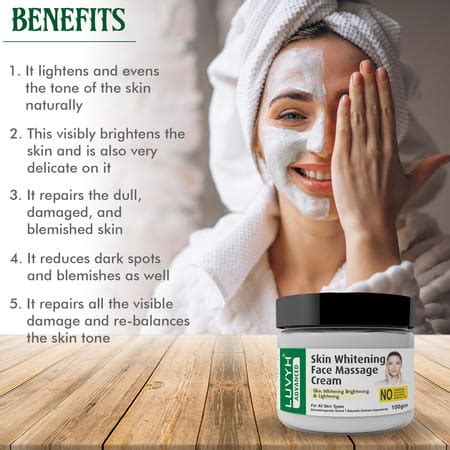 Buy LUVYH SKIN WHITENING FACE MASSAGE CREAM - 100G Online & Get Upto 60 ...