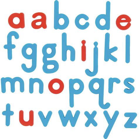 Really Good Stuff Color Coded Magnetic Letters 80 Lowercase Letters ...