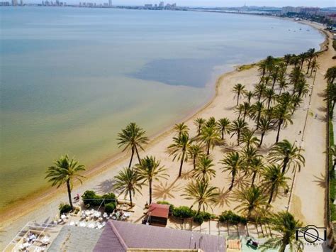 Vista general del camping junto al Mar Menor