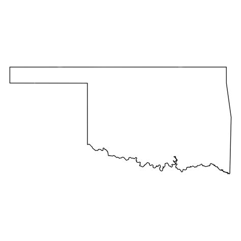 Oklahoma Map Outline Oklahoma Blank Map | Outline Map Of Oklahoma