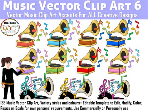 Music Vector Clip Art 6, Musical Clip Art, Music Instrument Clip Art ...