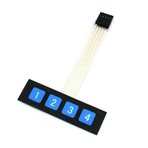 Keypad 1x4 Membrane Switch