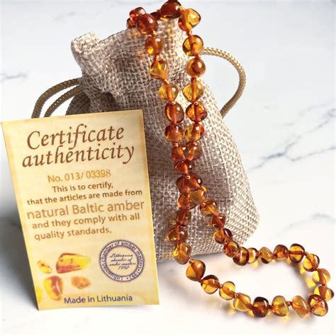 Baltic Amber Teething Necklace - Natural Teething Pain Relief – Eco ...