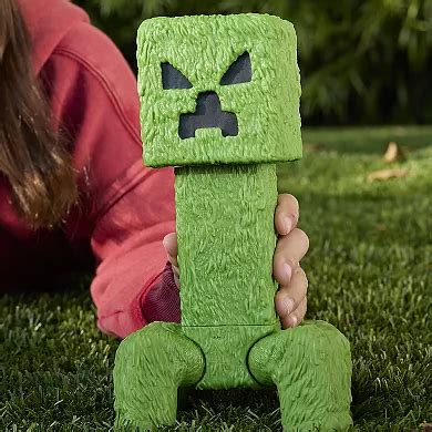 Mattel Minecraft Creeper Large-Scale Action Figure, 12-inch Character ...