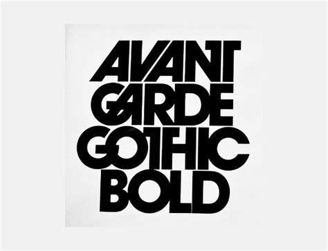 Herb lubalin avant garde gothic font - Artofit