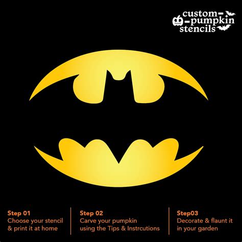 Printable Pumpkin Carving Stencils Batman - Printable Stencils
