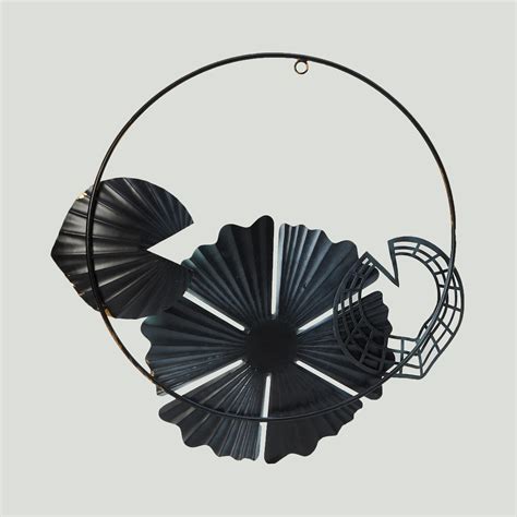 Buy Steffi Multicolour Textured Round Iron Wall Art from Home Centre at ...