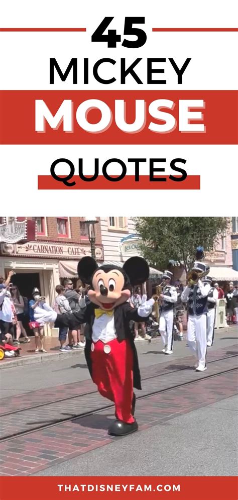 45 Mickey Mouse Quotes That All Disney Buffs Should Know - That Disney Fam