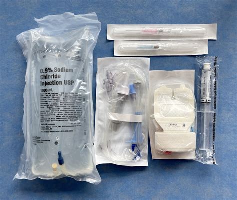 No Rx Needed - IV Fluid Bag (Normal Saline) with IV Start Kit All Supp ...