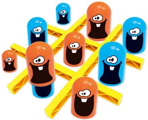 WISHKEY Tic-Tac-Toe, Criss cross, Zero and Cross Brain Teaser fun Board ...