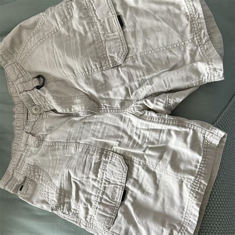 Wrangler Men's Khaki Shorts | Depop