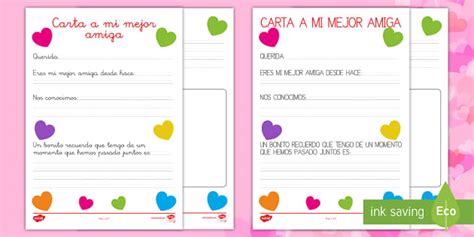 Carta a mi mejor amiga (de una amiga) (teacher made)