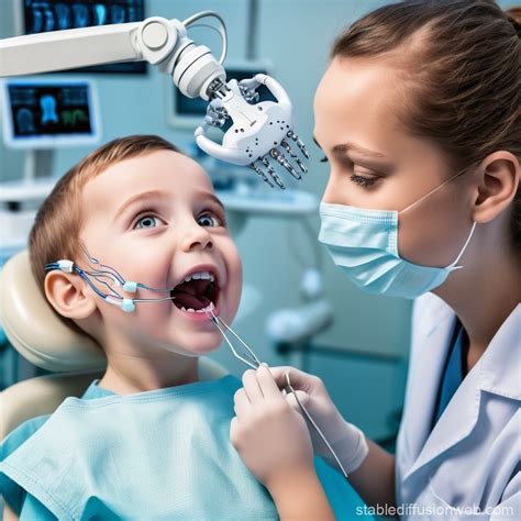 AI in Paediatric Dentistry Poster | Stable Diffusion Online