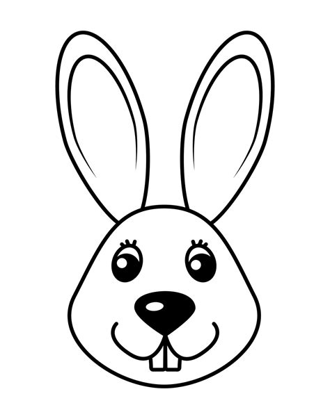 Bunny illustration. Black and white cute animal illustration. 10954349 ...