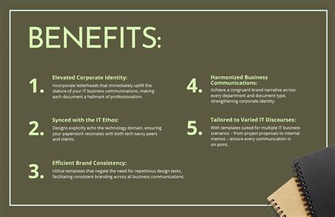 IT Strategy & Management Consulting Letterhead Template in Illustrator ...