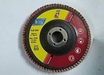 Norton Bear Premium Flap Disc Size (Dia x Bore)100mm x 16mm Grit 80 ...