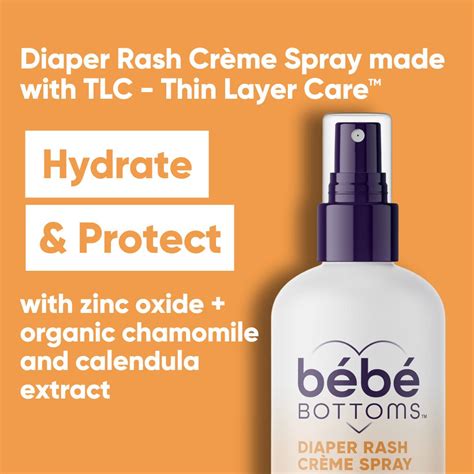 bébé Bottoms Diaper Rash Crème Spray | Made with TLC – Thin Layer ...