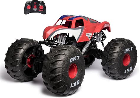 Monster Jam Marvel Mega Spider-Man RC Monster Truck, All-Terrain, Over 60cm Long, 1:6 Scale ...