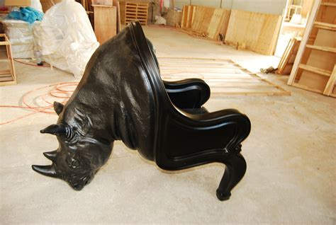 L02-A~Midorifun~棕犀牛噗收納椅 LOFT 牛凳 麂皮絨布 兒童椅 犀牛 可愛動物 沙發 椅子 | Yahoo奇摩拍賣