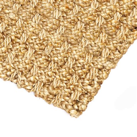 OnlyMat Luxe Mat - Braided Door Mat - Hand Woven Organic Braided Jute