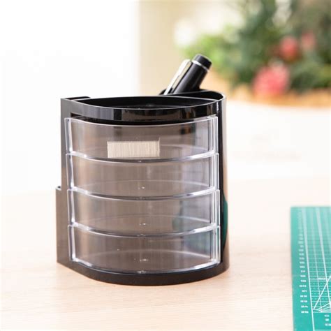 DELI W9133 DESK ORGANIZER BLACK - SCOOBOO - Deli