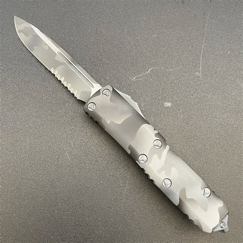 Microtech UTX-85 S/E Urban Camo Serrated Signature Series 231-2UCS ...