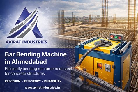 Bar Bending Machine in Ahmedabad | Industrial Rebar Bending Equipment ...