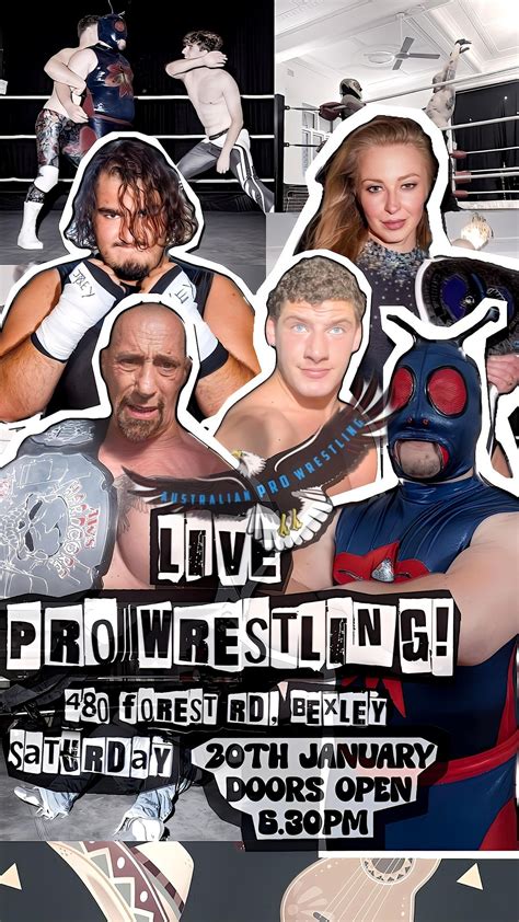 Australian Pro Wrestling, Bexley Manor Hall- Function Center, January ...